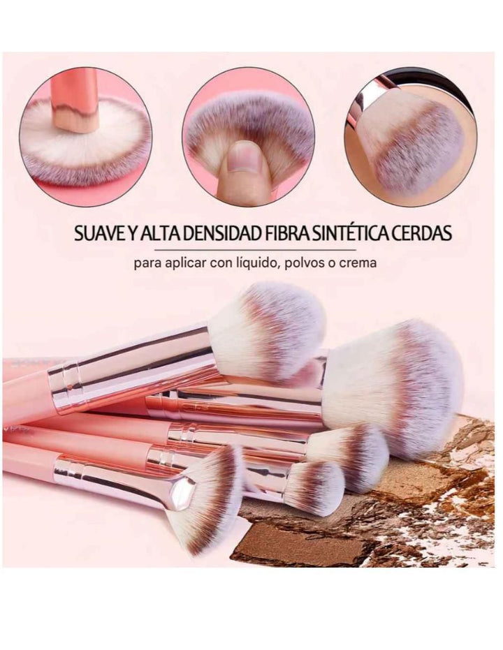 Brochas Maquillaje Profesional 20 piezas - Image 2
