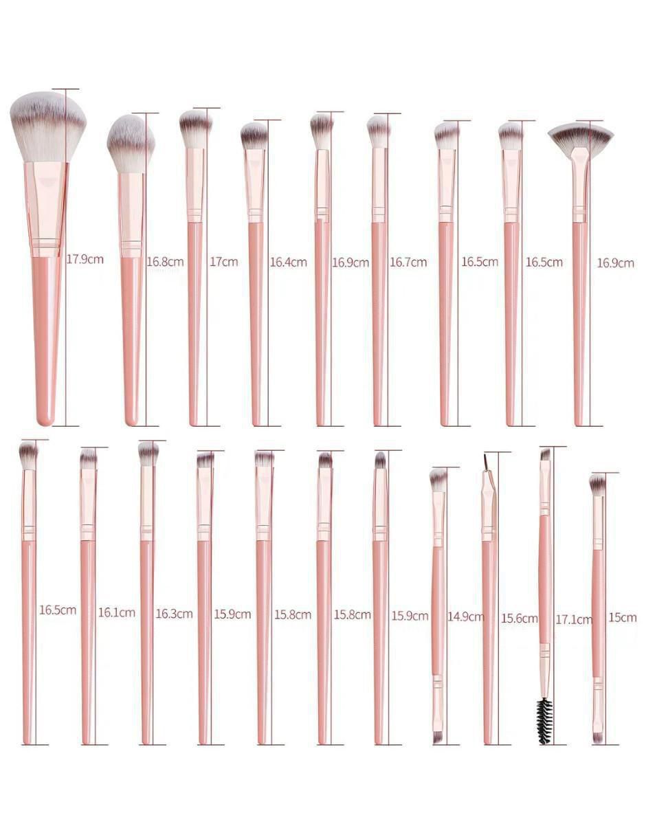 Brochas Maquillaje Profesional 20 piezas - Image 4