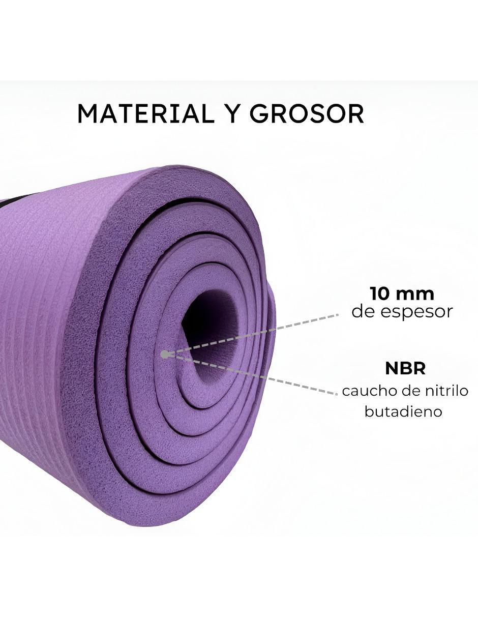Tapete de Yoga 10mm Antideslizante - Image 2