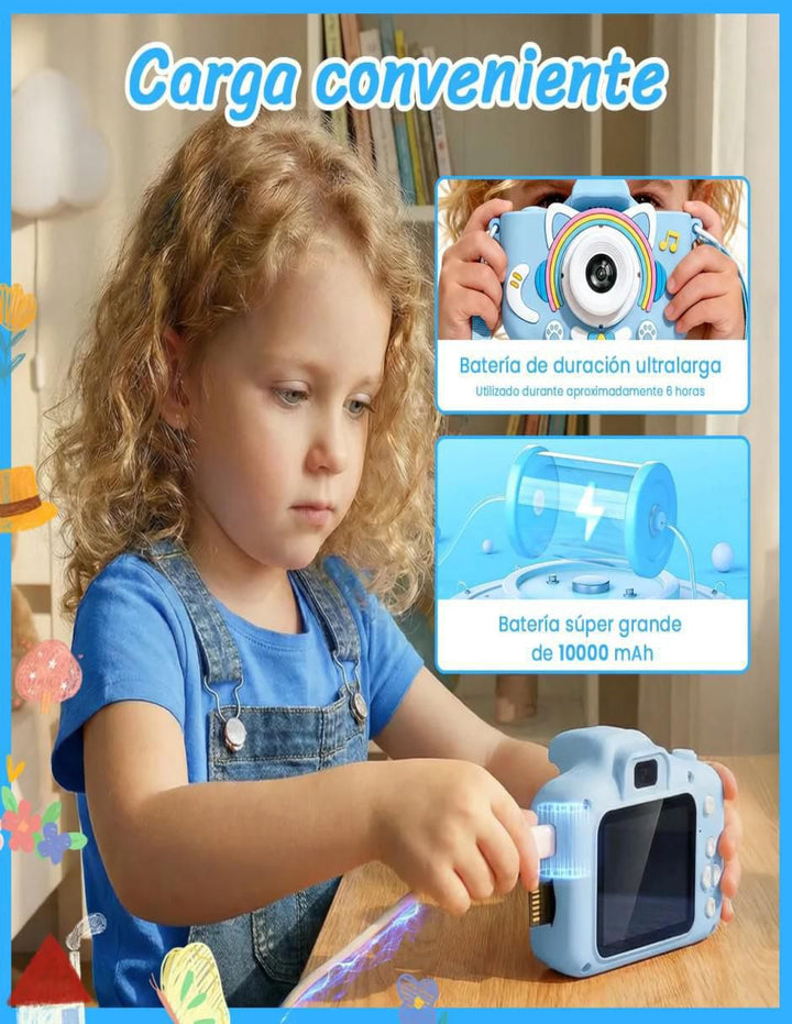 Cámara Digital 48MP con Tarjeta 64GB para Niños - Image 4