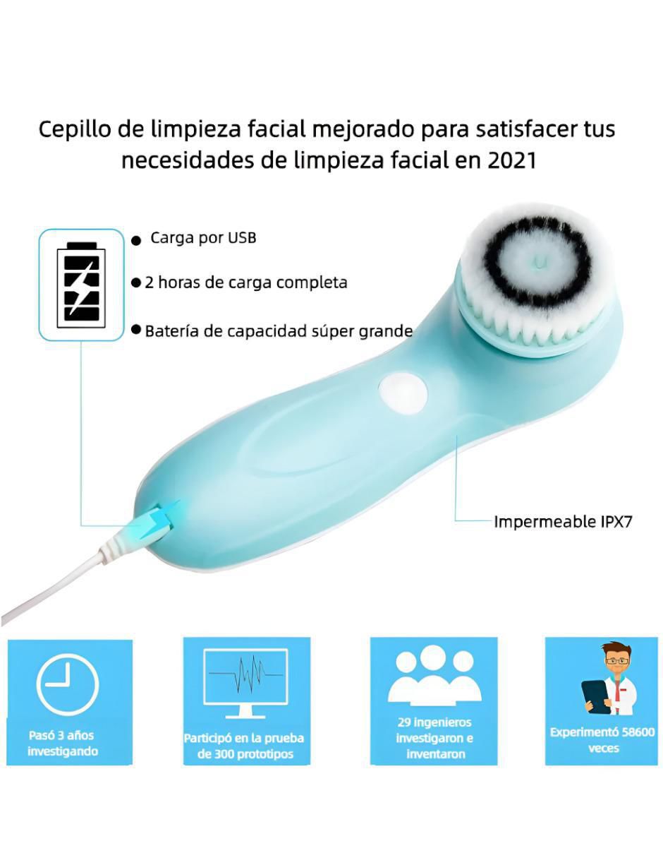 Cepillo Facial Eléctrico Recargable - Image 3