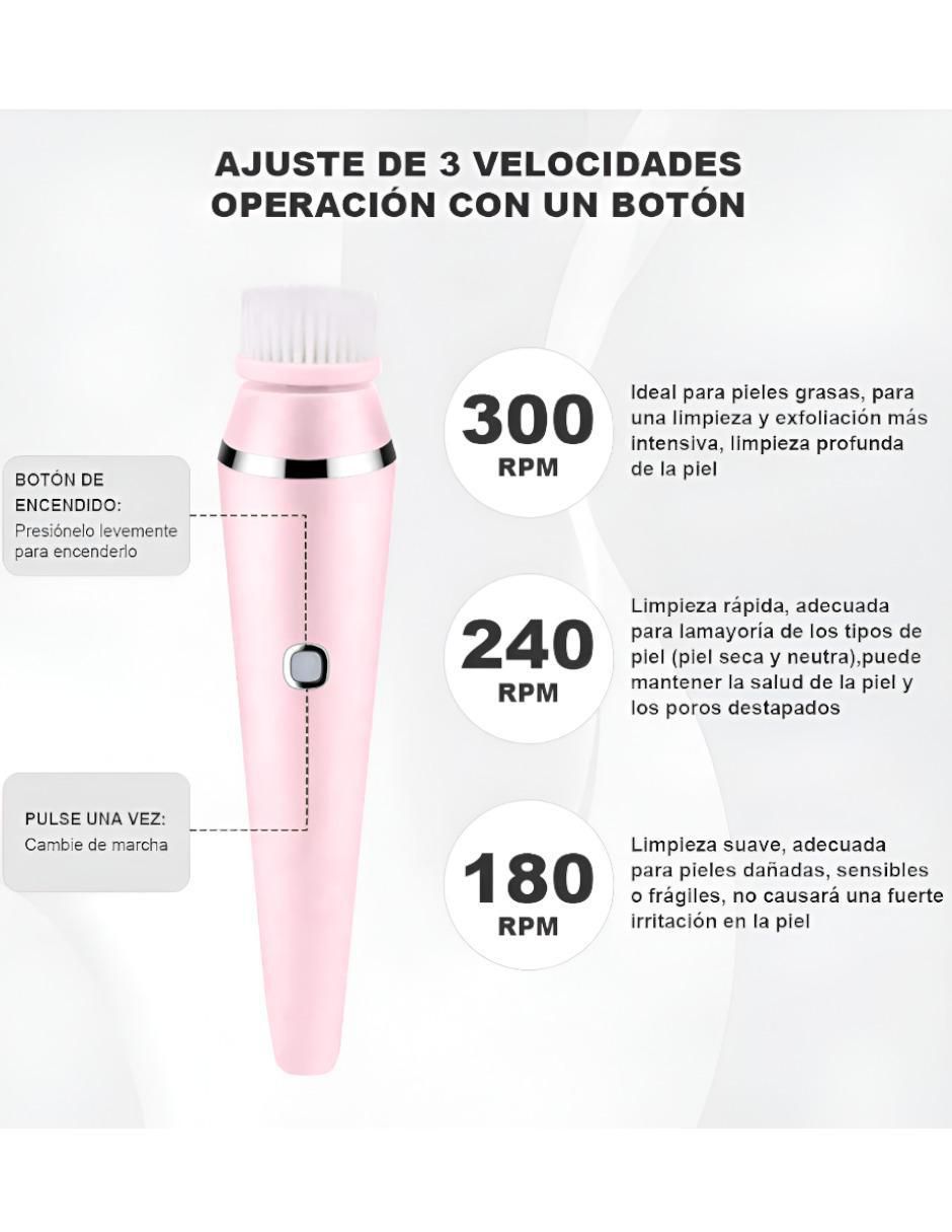 Cepillo Facial Eléctrico Recargable - Image 4