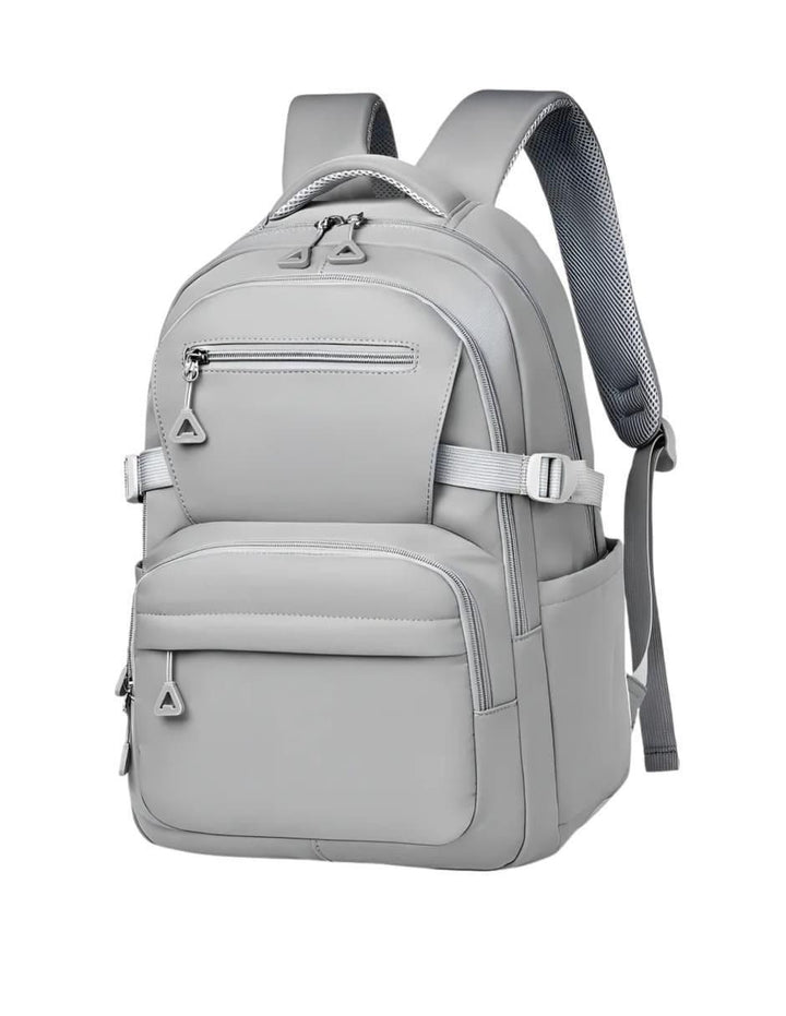 Mochila Escolar Impermeable Gris - Image 1
