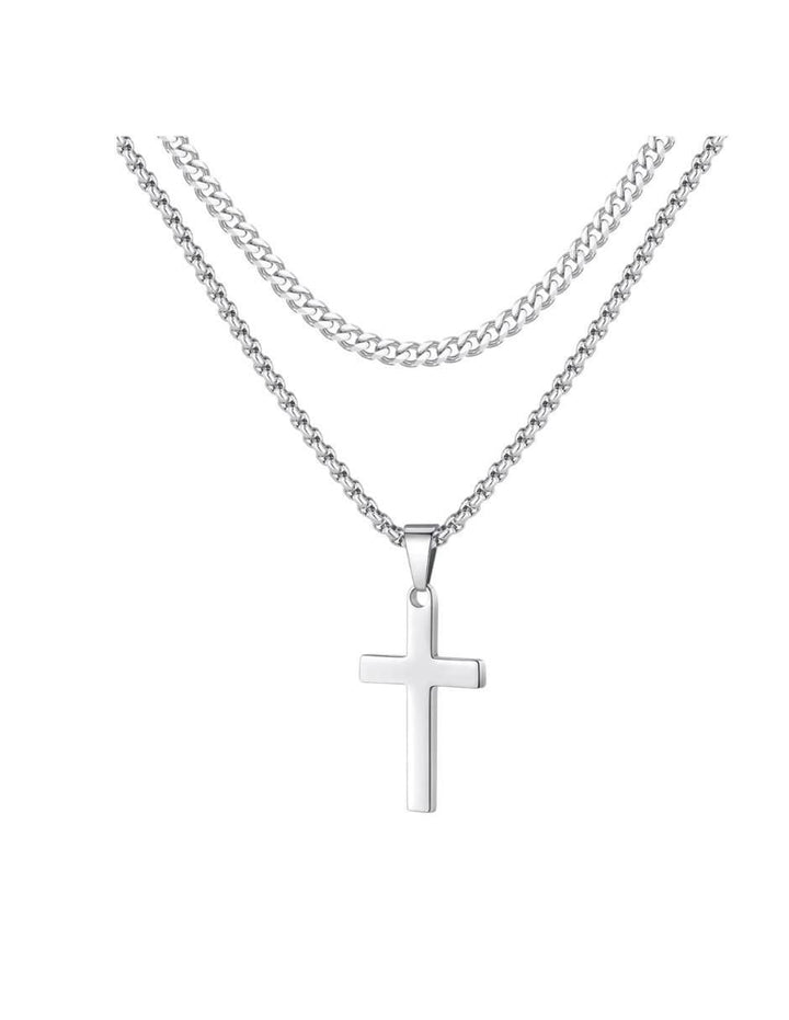 Collar de Cruz Acero Inoxidable - Image 1