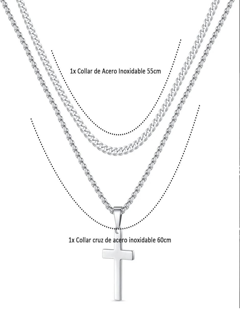 Collar de Cruz Acero Inoxidable - Image 4