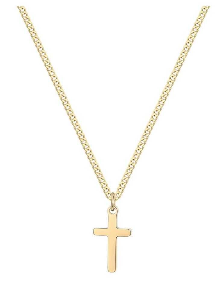 Collar Cruz Plateado - Image 1