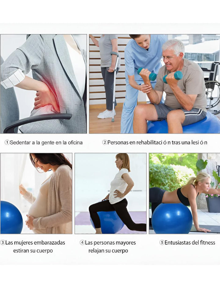Pelota de Yoga 65cm Fitness - Image 4