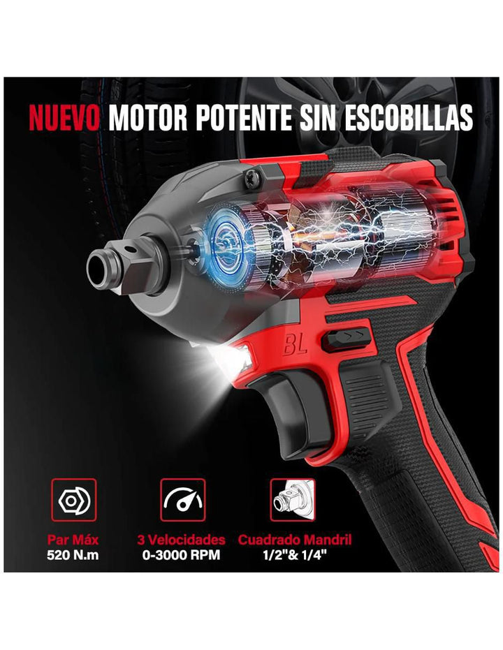 Llave de Impacto 20V sin Escobillas - Image 3
