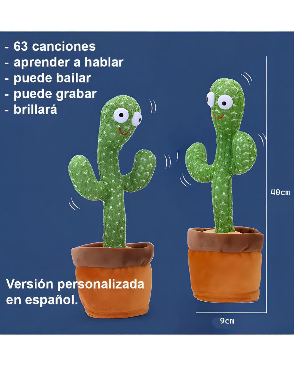 Peluche de Cactus 40 cm con Sonido - Image 4