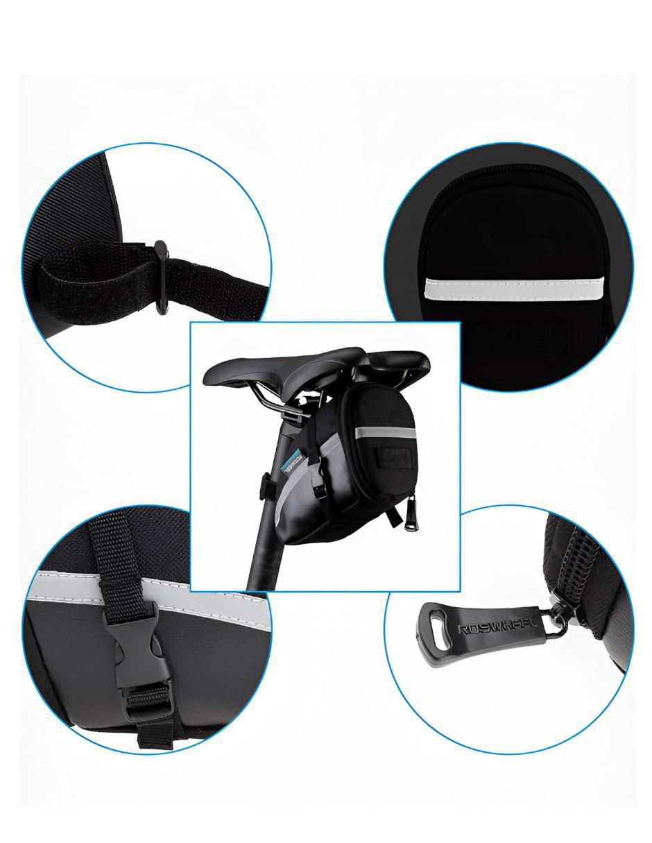 Bolsa de Asiento para Bicicleta Negro - Image 2