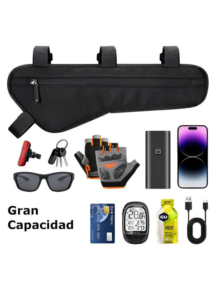 Bolsa de Asiento para Bicicleta Negro - Image 3