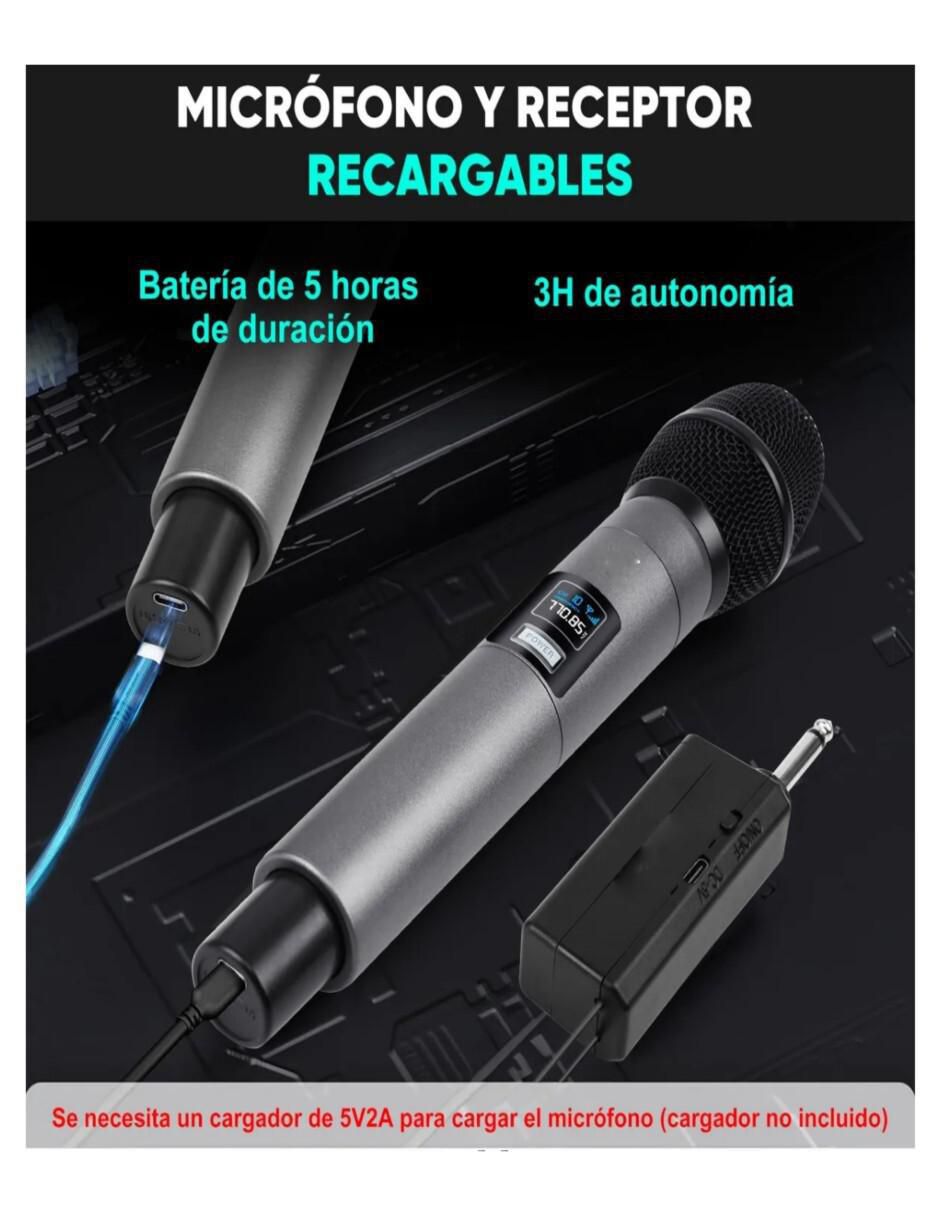 Micrófono Inalámbrico Estéreo Profesional - Image 2