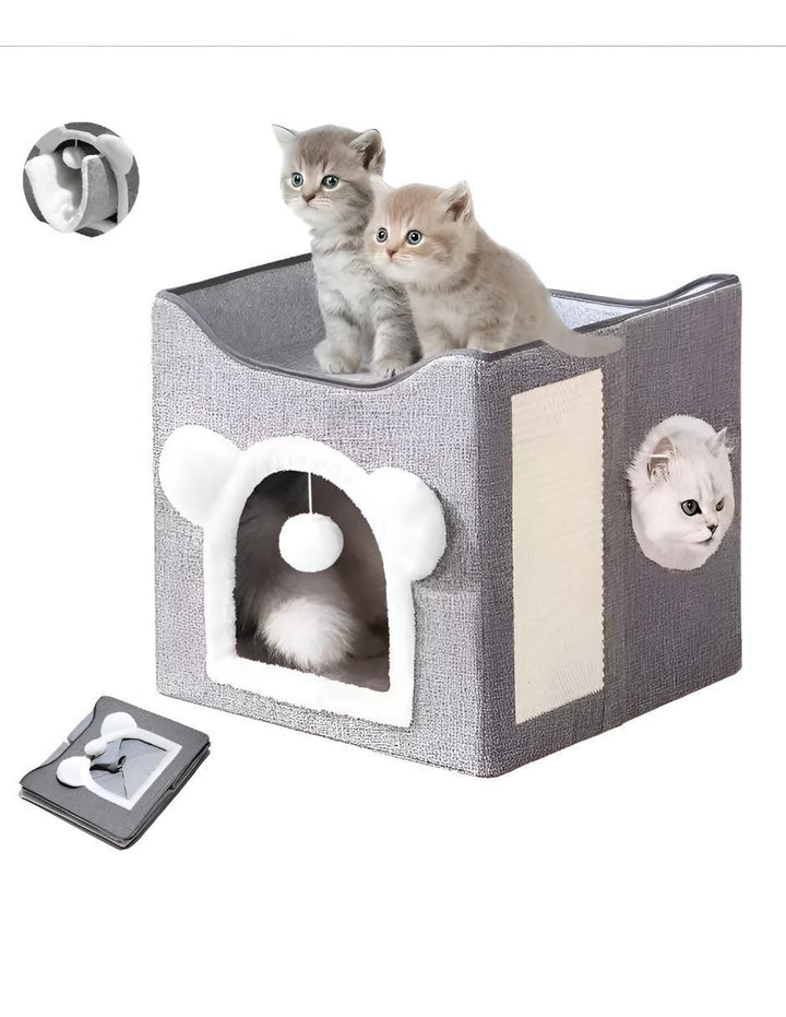 Casa para Gato Plegable con Cojín - Image 2