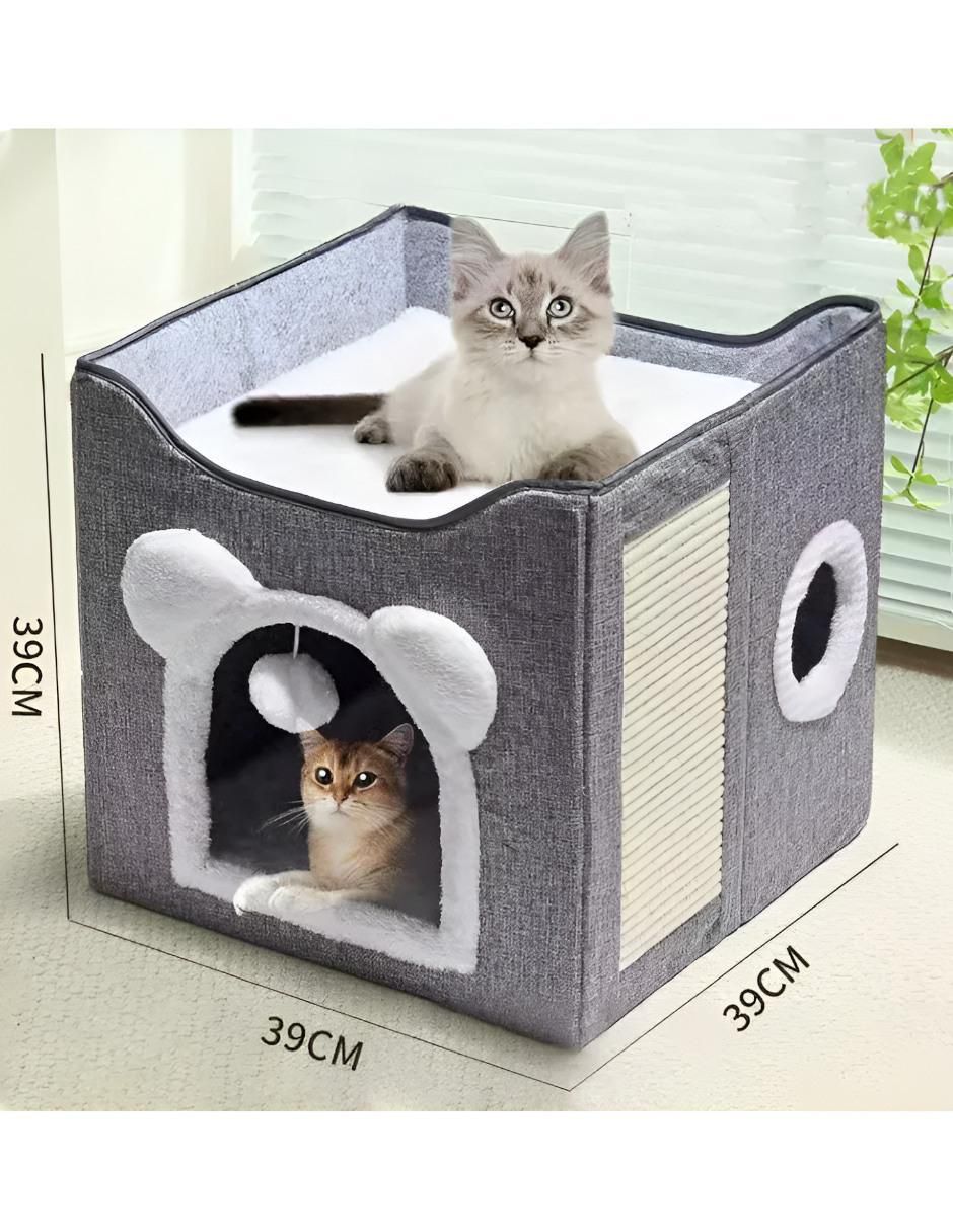 Casa para Gato Plegable con Cojín - Image 4