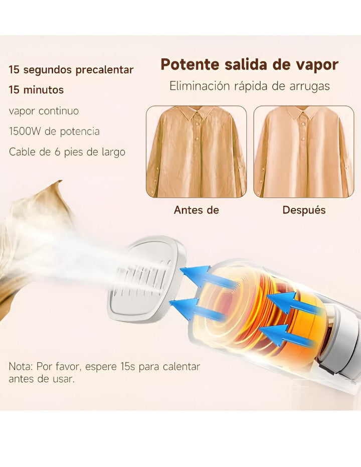 Plancha Vapor Vertical Portátil - Image 4