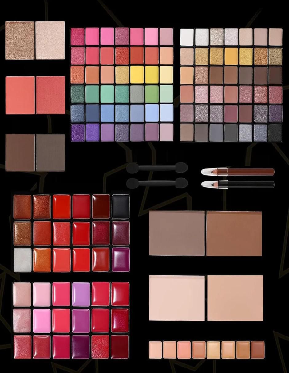 Set de Maquillaje Paletas Sombras 120 Piezas - Image 2