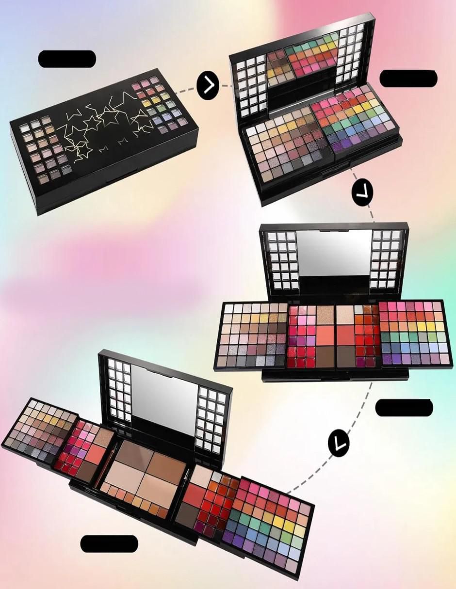 Set de Maquillaje Paletas Sombras 120 Piezas - Image 4