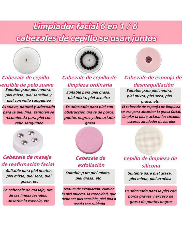 Cepillo Facial Eléctrico Limpieza - Image 2