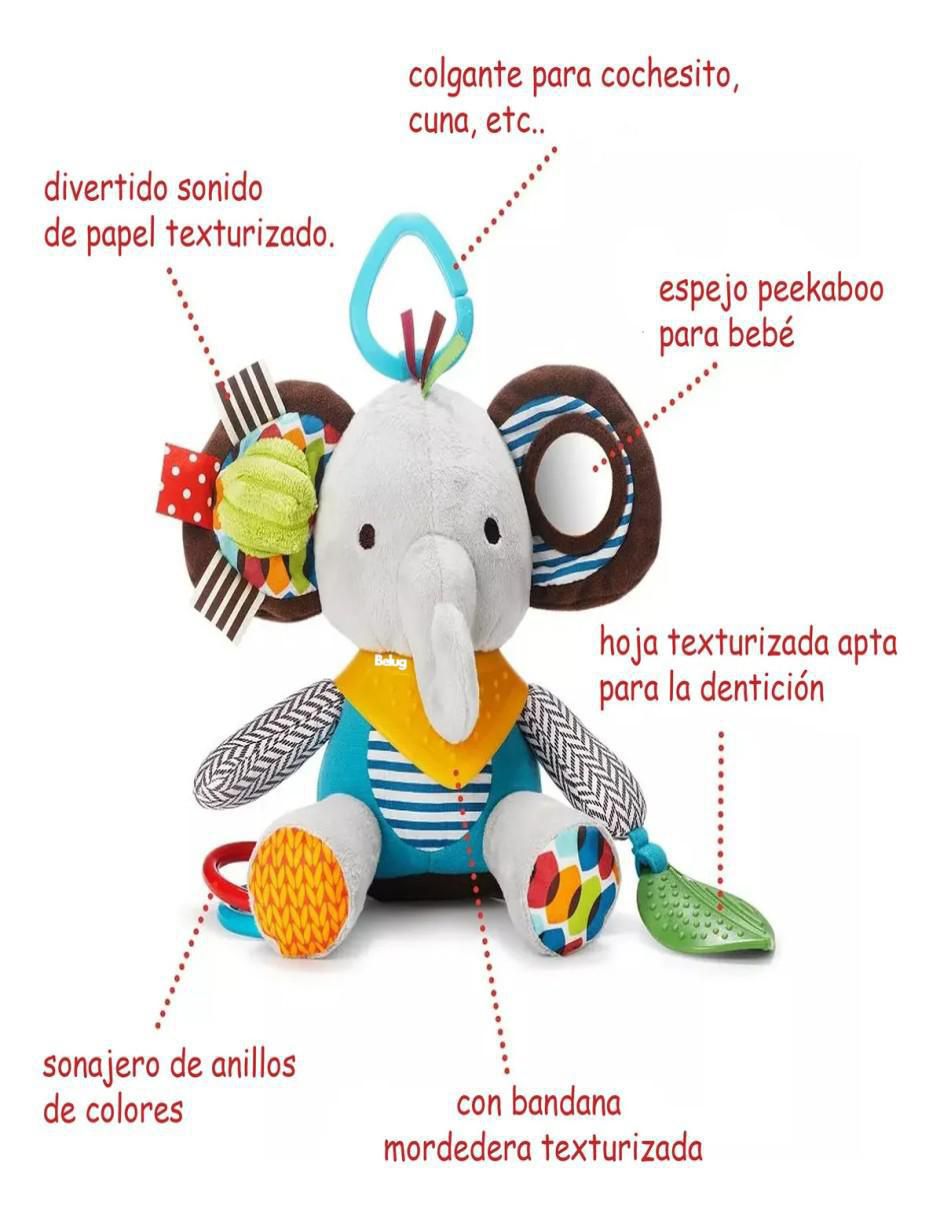 Sonaja Peluche Elefante Textura Bebé - Image 3