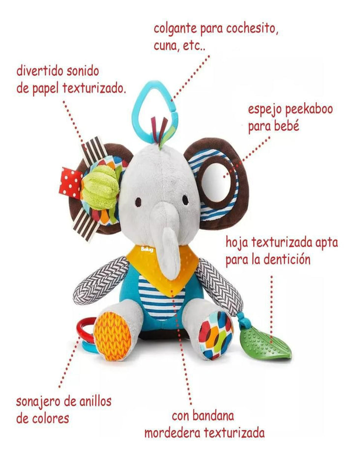 Sonaja Peluche Elefante Textura Bebé - Image 3