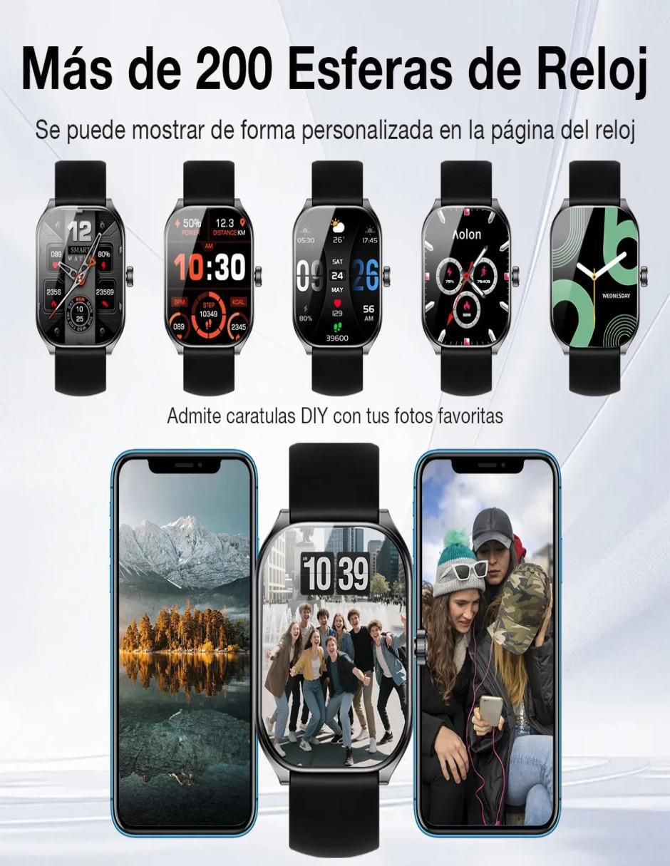 Smartwatch Reloj Inteligente Curva - Image 3