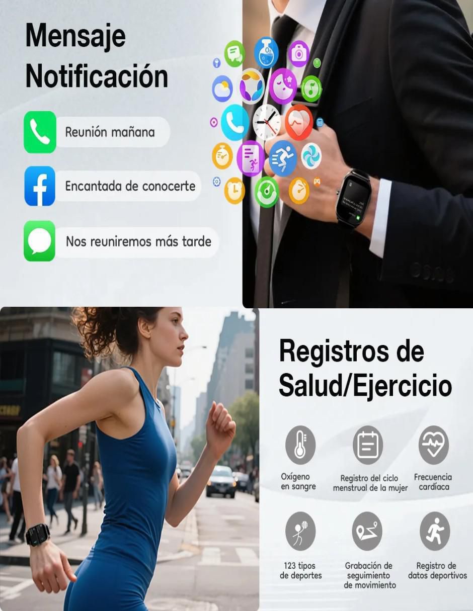 Smartwatch Reloj Inteligente Curva - Image 5