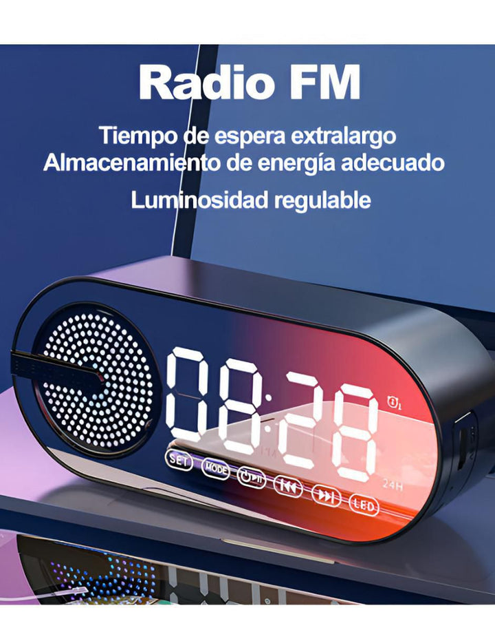 Reloj Despertador Digital LED Bluetooth - Image 2