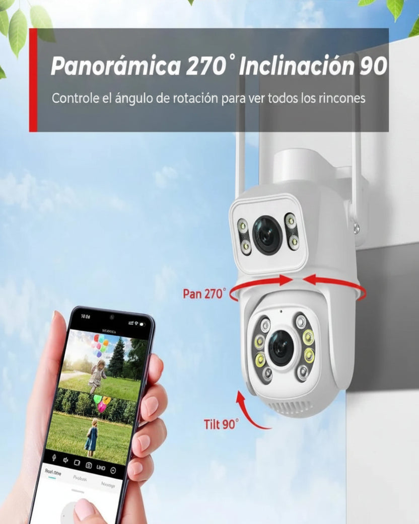 Cámaras Seguridad Full HD 360° Visión Nocturna x2 - Image 3
