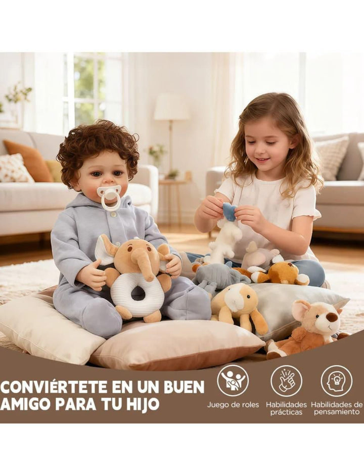 Muñeca Bebé Reborn Realista con Accesorios - Image 2