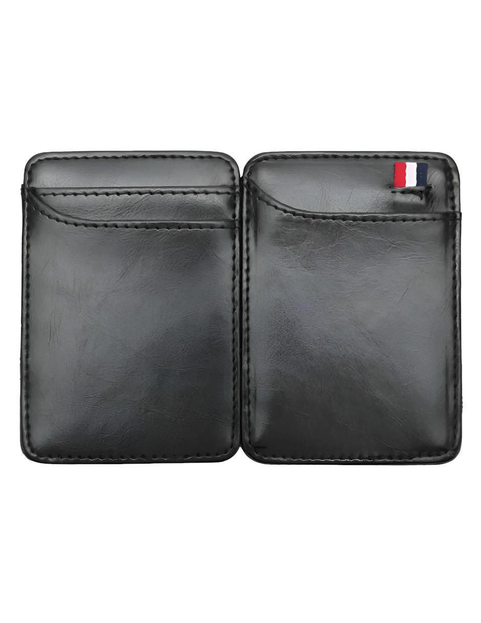 Cartera Hombre Cuero Negro - Image 1