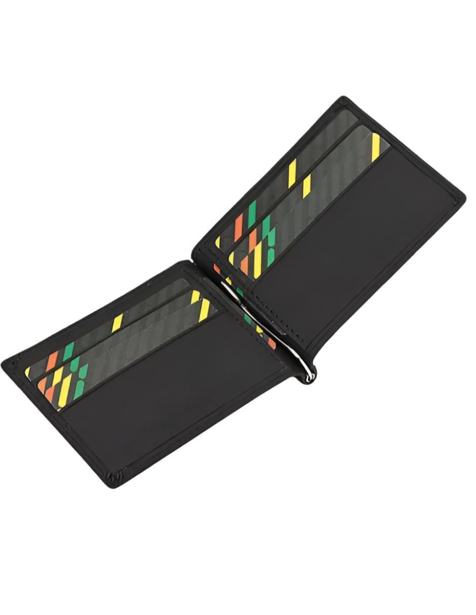 Cartera de Cuero para Hombre Negro - Image 3