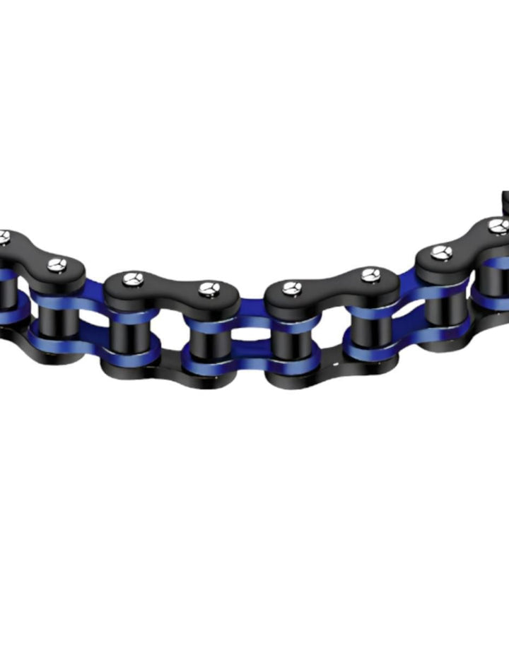 Pulsera Acero Inoxidable Hombre Azul - Image 3
