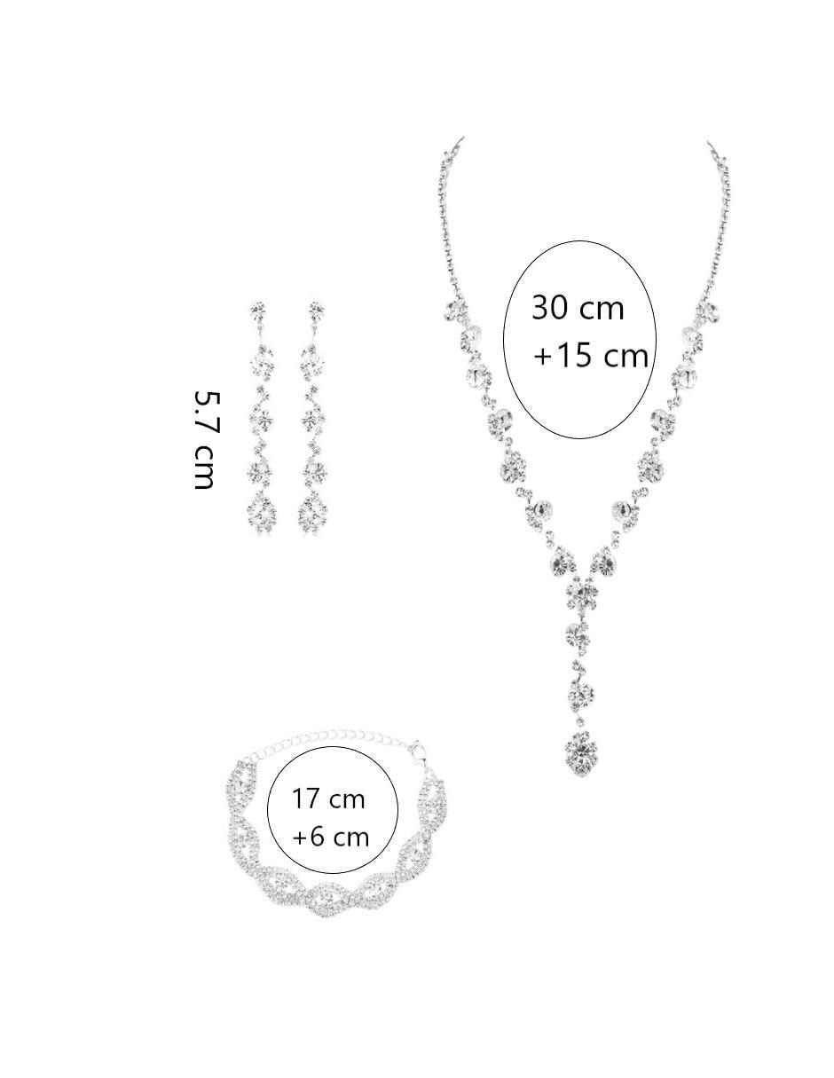 Juego de Joyería Cristal Set 4 Piezas - Image 5