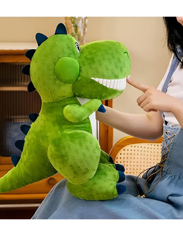 Peluche Dinosaurio Verde Suave - - Image 4