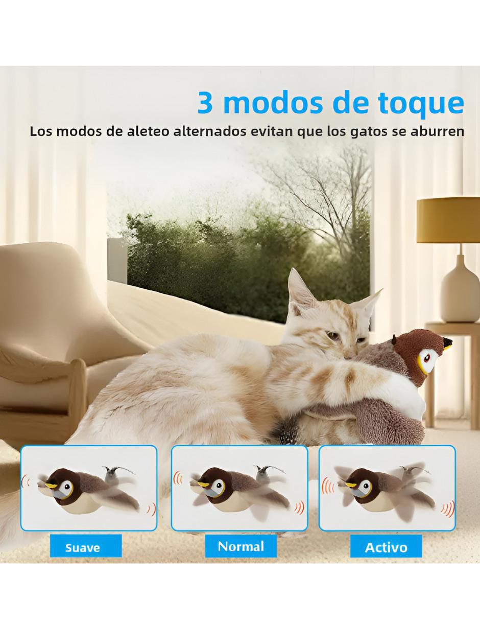 Peluche para Gato Pájaro - Image 4