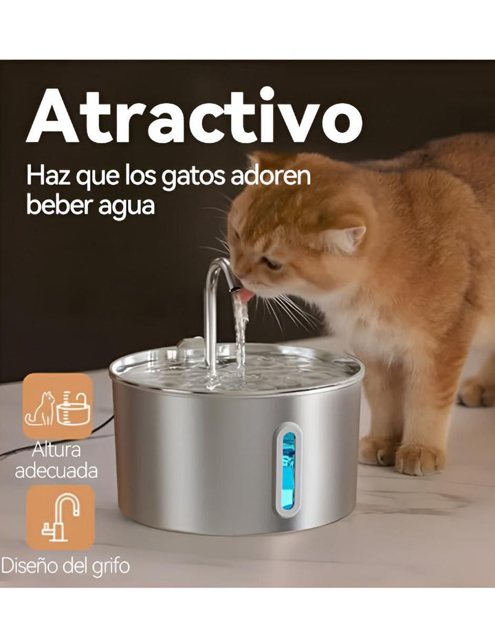 Bebedero Acero Inoxidable Perros Gatos 4L - Image 3