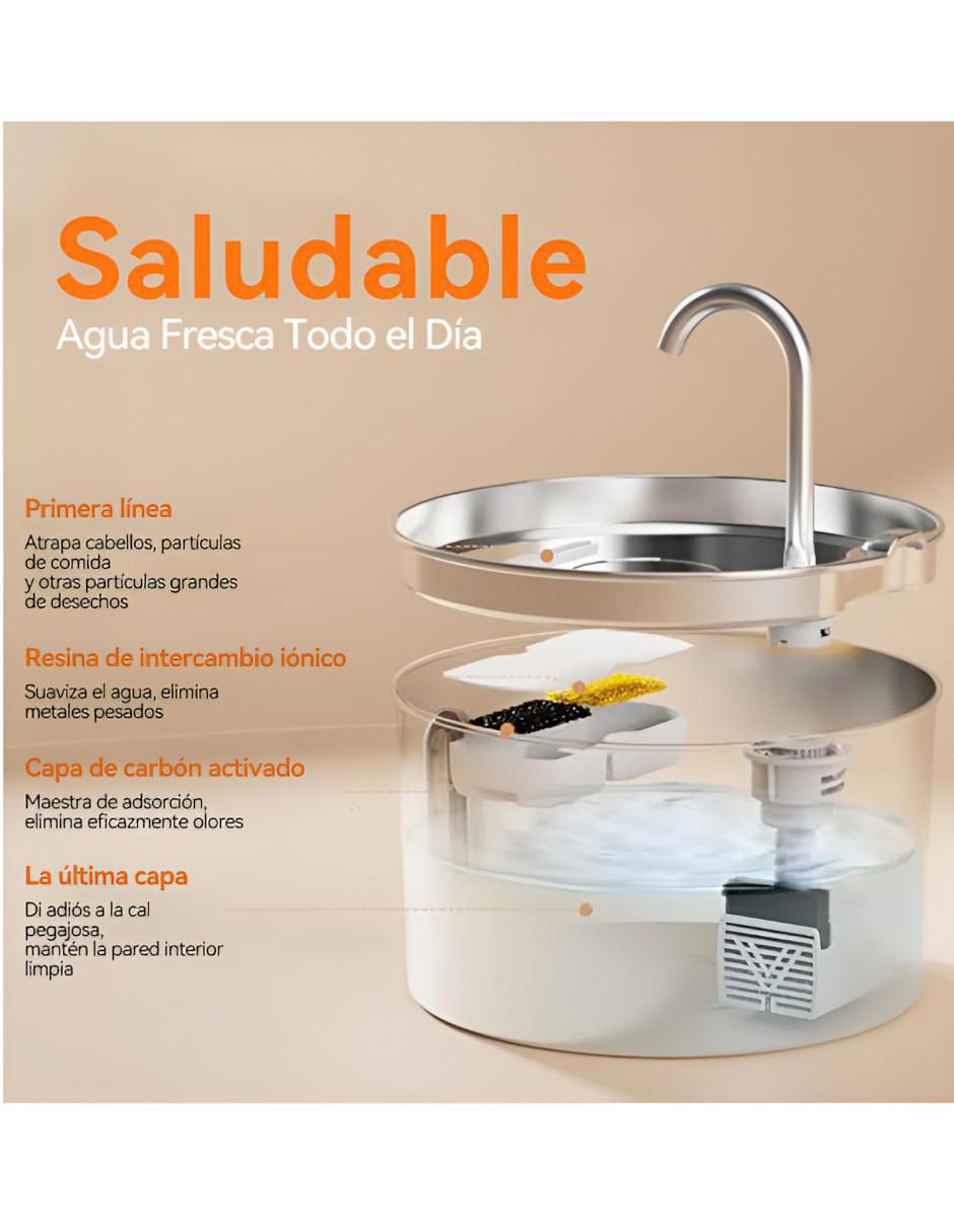 Bebedero Acero Inoxidable Perros Gatos 4L - Image 4