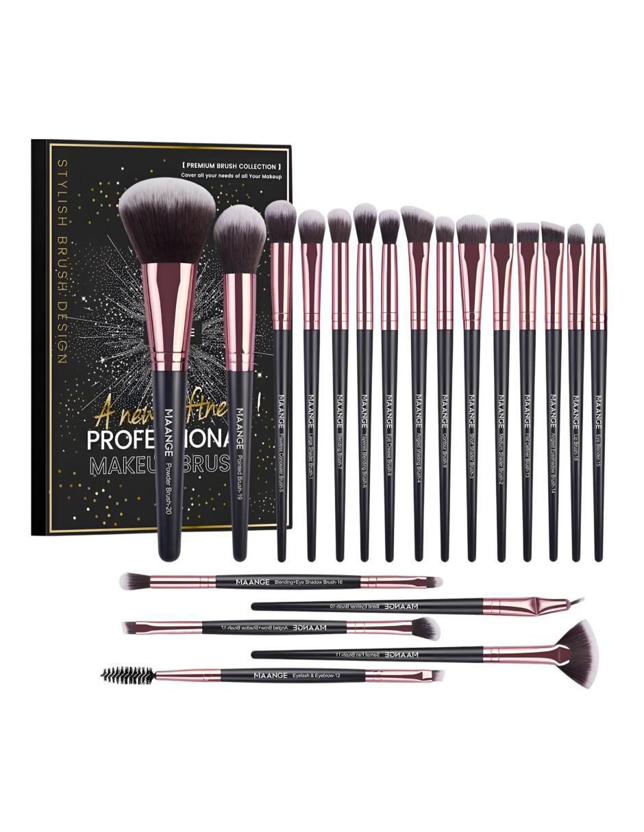 Set de Brochas Maquillaje Pelo Sintético - Image 1