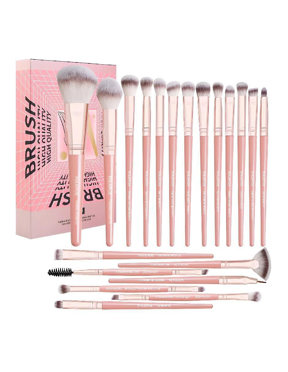 Brochas Maquillaje Profesional 20 piezas - Image 1