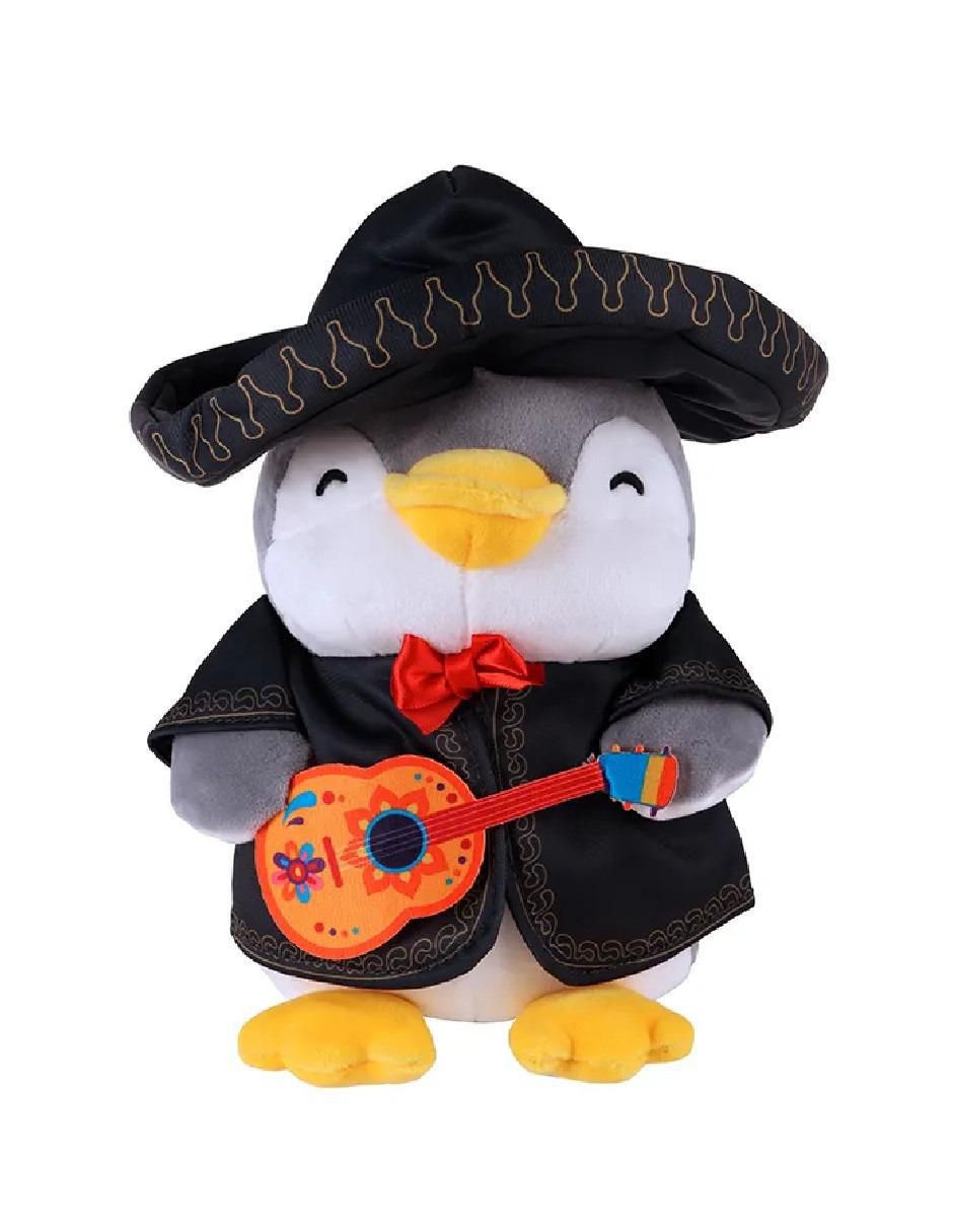 Peluche Pingüino Mariachi Mexicano 28cm - Image 1