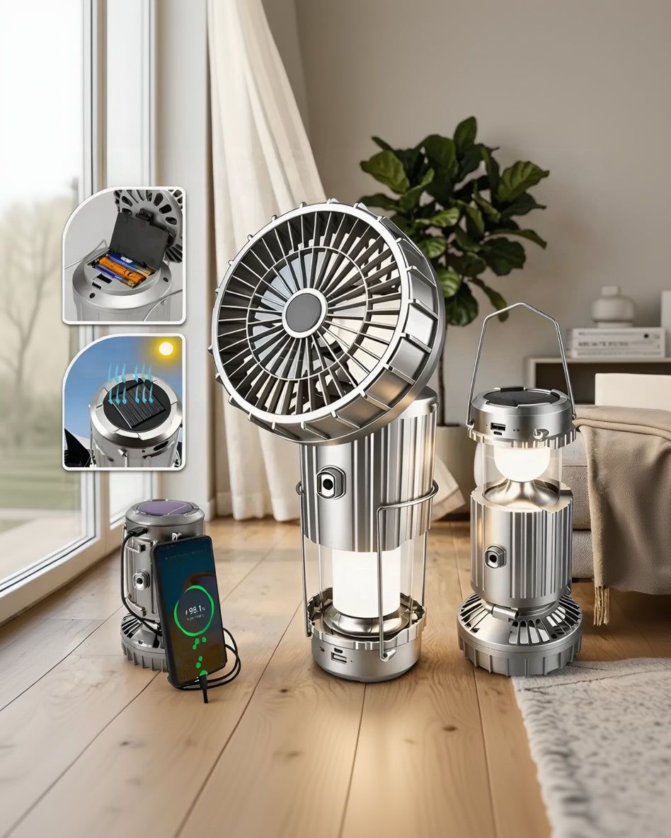 Ventilador De Mano Portátil Recargable