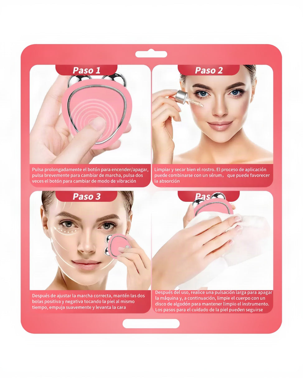 Masajeador Facial Vibratorio Eléctrico