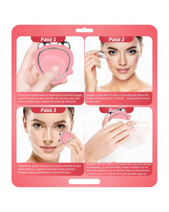 Masajeador Facial Vibratorio Eléctrico