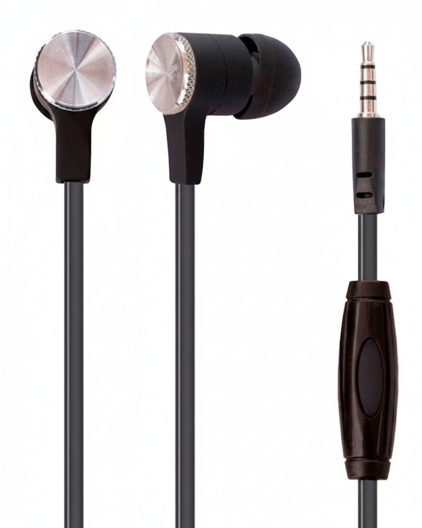 Audífonos Manos Libres Ergonómicos Negros - Image 1