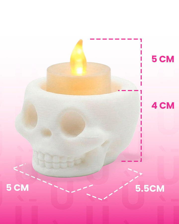 Kit De 4 Portavelas De Calaverita