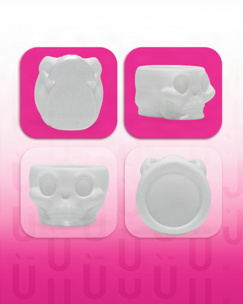 Kit De 4 Portavelas De Calaverita