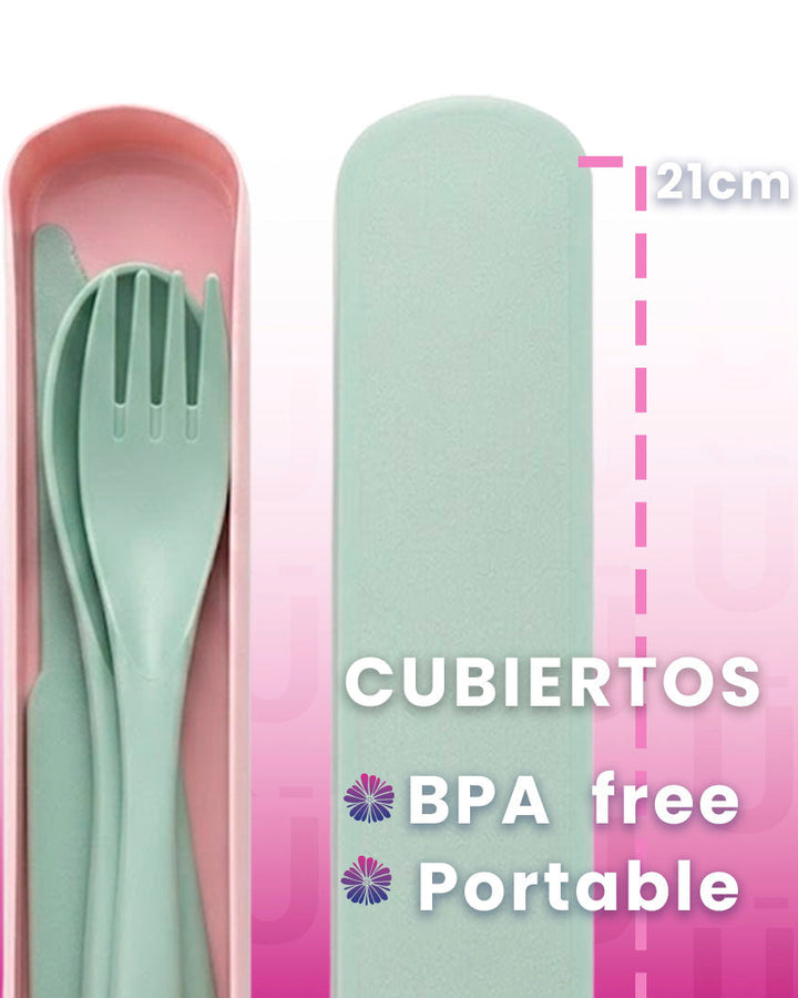 Juego De Cubiertos Colores